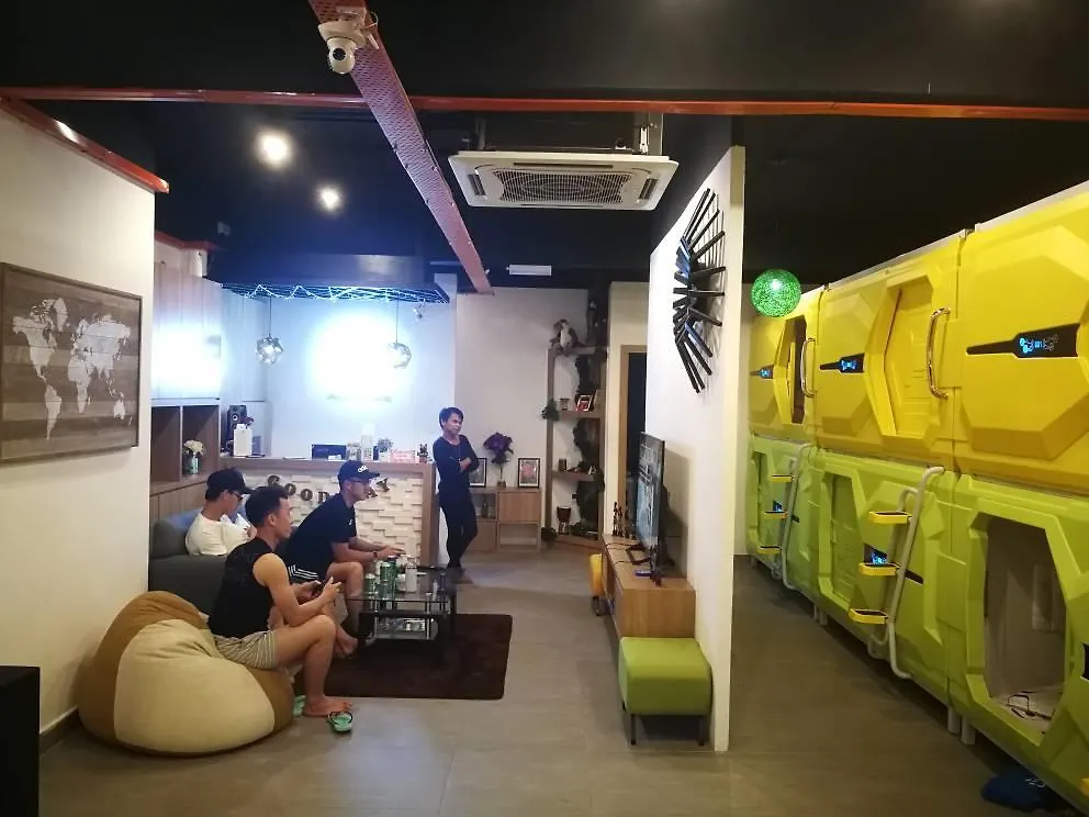 ** Capsule hotel Jk Capsule Hostel Kota Kinabalu Malaysia